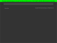 Tablet Screenshot of moderntechnology.com